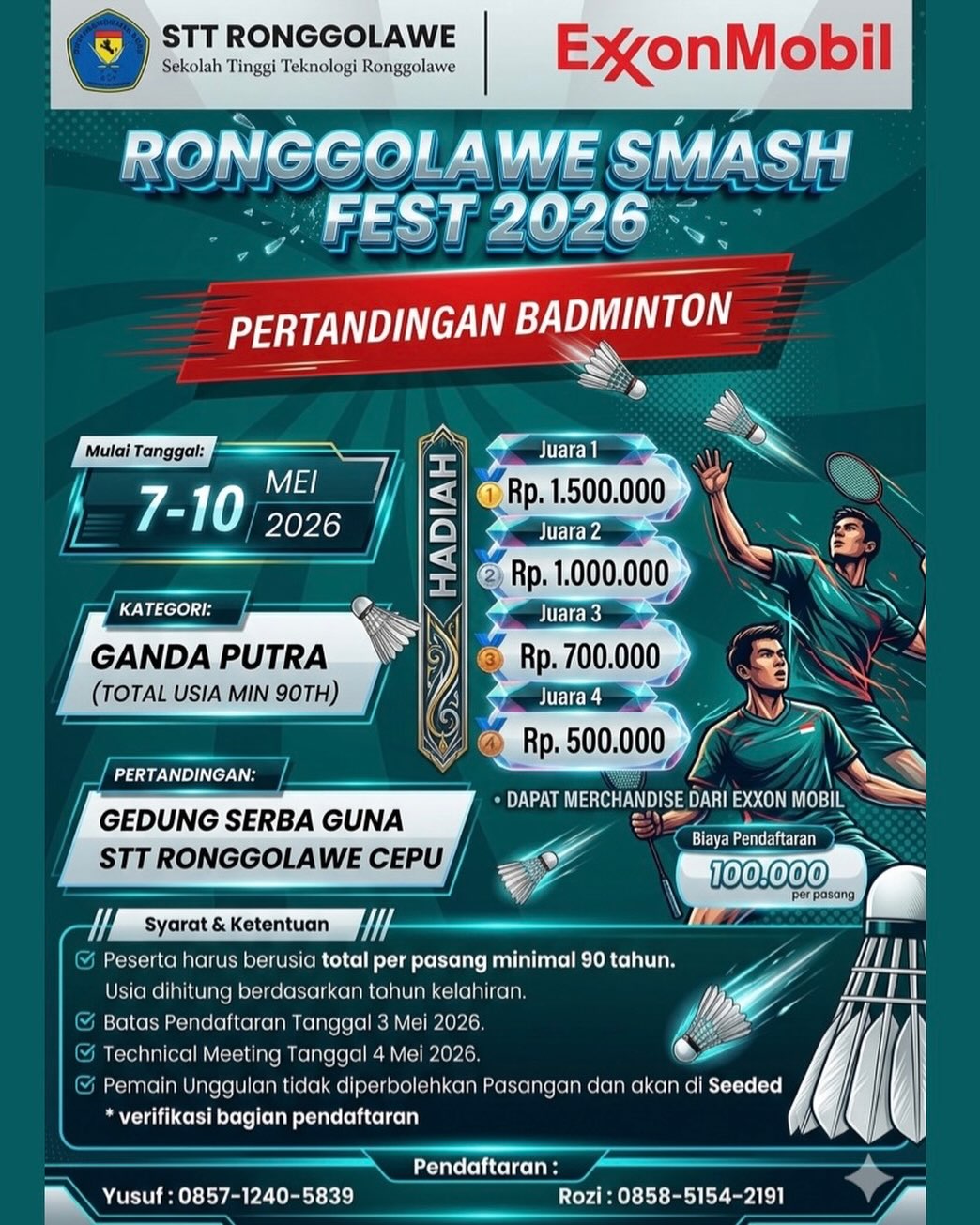 Ronggolawe Smash Fest 2026