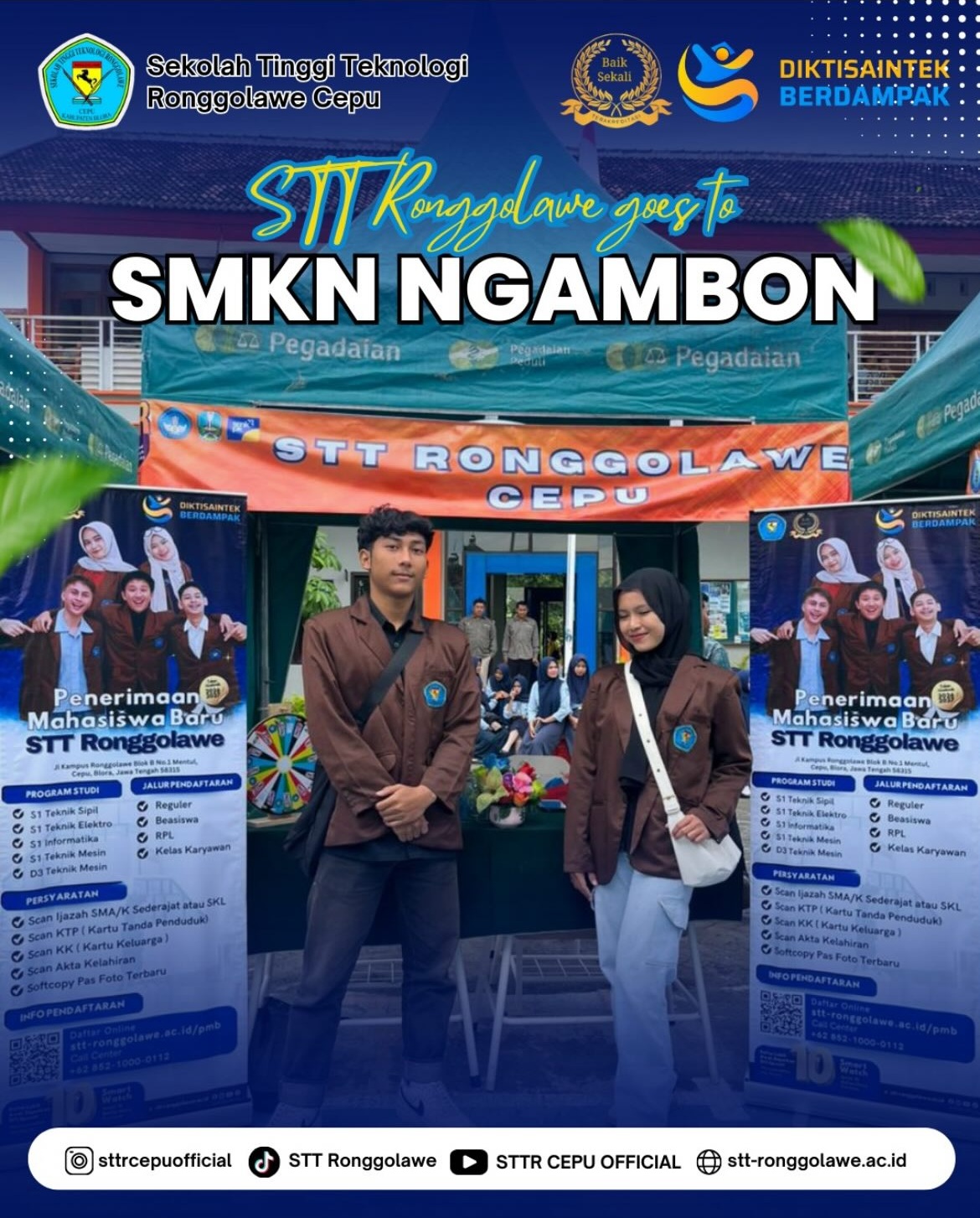 STTR Cepu Tampil di Edufair SMK Negeri Ngambon