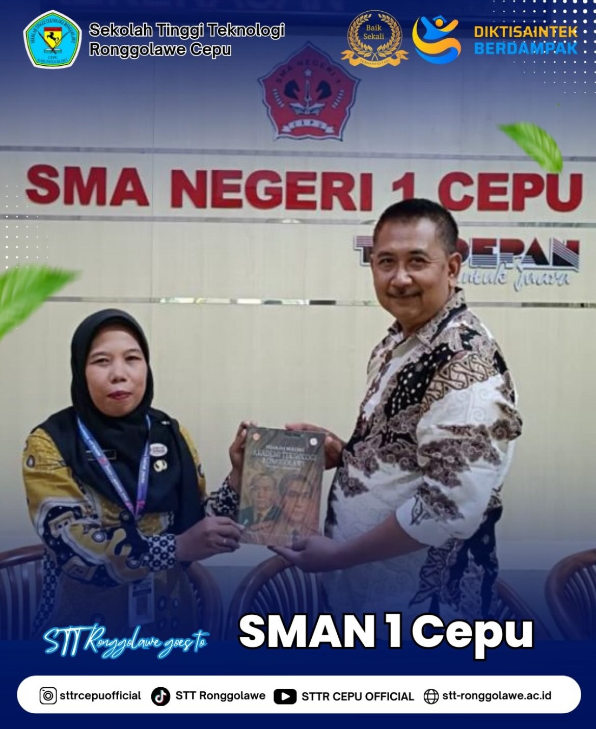 STTR Cepu Hadirkan Wawasan Kampus di Campus Expo SMA Negeri 1 Cepu