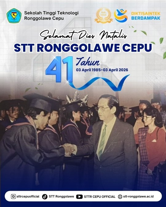 STT Ronggolawe Cepu Rayakan Dies Natalis ke-41: Terus Menjadi Cahaya Ilmu bagi Negeri
