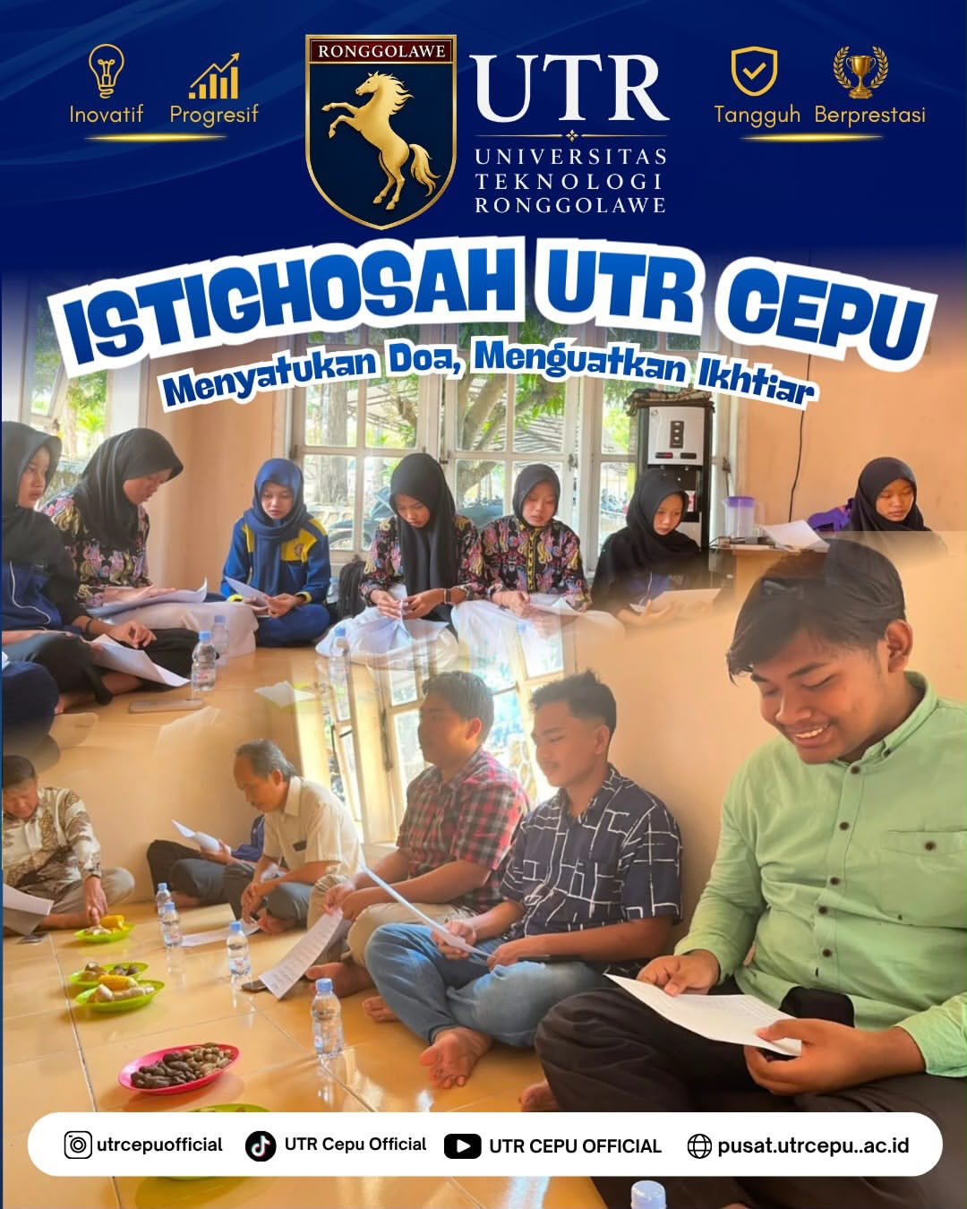 Istighosah Rutin di Masjid UTR Cepu.